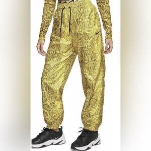 Nike Yellow Snake Print Joggers